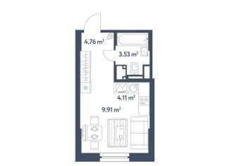 Продаю квартиру студию, 22.3 м2, Москва, ЖК Светлый Мир Станция Л, жилой комплекс Светлый Мир Станция Л, к27