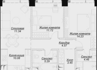 Продается 2-комнатная квартира, 65 м2, Москва, метро Марьина Роща, 4-я улица Марьиной Рощи, 12к2