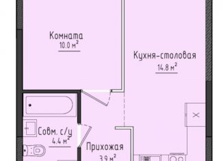 Продается 1-комнатная квартира, 33.1 м2, село Первомайский
