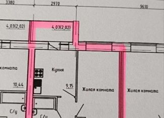 Продается 1-комнатная квартира, 33 м2, Ульяновск, улица Еремецкого, 11, ЖК Центрополис