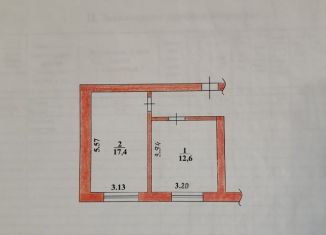 Продаю комнату, 12.6 м2, Котовск, Октябрьская улица, 34