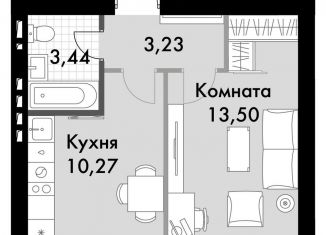 Продажа 1-ком. квартиры, 30.4 м2, Апрелевка, ЖК Парк Апрель, улица Парк Апрель, 43