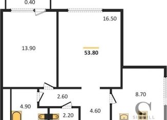 Продам 2-ком. квартиру, 53.8 м2, Новосибирск, улица Никитина, 10, ЖК Урбан-виллы на Никитина