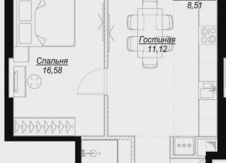 Однокомнатная квартира на продажу, 47.1 м2, Москва, район Филёвский Парк