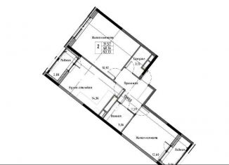 Продажа двухкомнатной квартиры, 63.1 м2, Санкт-Петербург, Планерная улица, 97к1, ЖК Нью Тайм