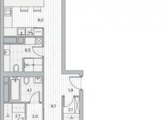 Продажа 2-ком. квартиры, 105.4 м2, Москва, Береговой проезд, 3, ЖК Береговой