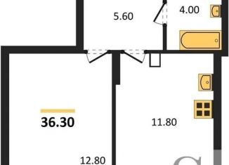 Продаю 1-ком. квартиру, 36.3 м2, Новосибирск, ЖК на Королёва, улица Королёва, 1Б