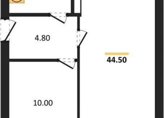 1-ком. квартира на продажу, 44.6 м2, Новосибирск, ЖК на Королёва, улица Королёва, 1Б