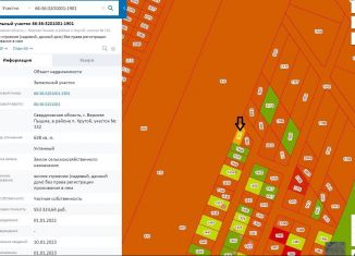 Земельный участок на продажу, 6.4 сот., посёлок Крутой, Железнодорожная улица