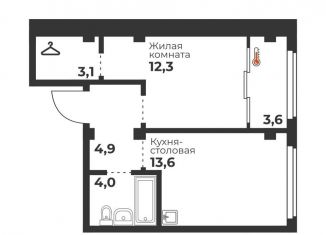 Продажа 1-ком. квартиры, 37.9 м2, Челябинск