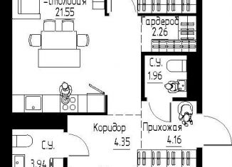 Продажа трехкомнатной квартиры, 72.4 м2, Екатеринбург, Верх-Исетский район, площадь 1905 года