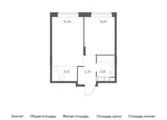Продам двухкомнатную квартиру, 37.1 м2, Московская область