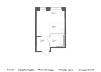 Квартира на продажу студия, 20.8 м2, Тюмень, Ленинский округ