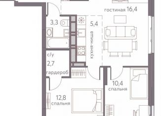 Продажа 4-комнатной квартиры, 70 м2, Пермь