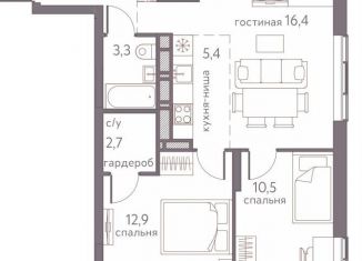 Продаю 4-ком. квартиру, 70.2 м2, Пермь, Мотовилихинский район