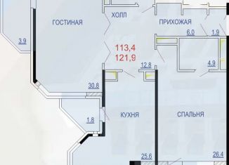 Продажа 3-комнатной квартиры, 122 м2, Москва, улица Архитектора Власова, 6, метро Профсоюзная
