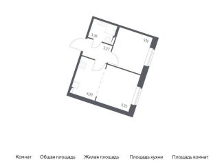 Продаю 1-комнатную квартиру, 32 м2, посёлок Песочный