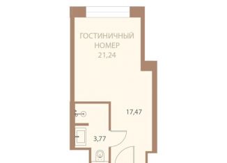 Продается однокомнатная квартира, 21.2 м2, Липецк