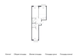 Продам 2-комнатную квартиру, 58.9 м2, село Лайково