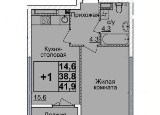 Однокомнатная квартира на продажу, 41 м2, Нижний Новгород, Нижегородский район