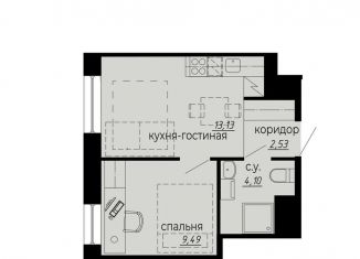 Продам однокомнатную квартиру, 29.3 м2, Санкт-Петербург, муниципальный округ Светлановское