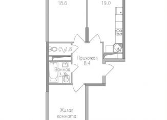 Продажа двухкомнатной квартиры, 69 м2, Липецкая область