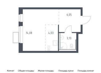 Продам квартиру студию, 27.3 м2, Московская область
