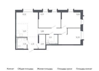 Продажа 4-комнатной квартиры, 71 м2, Приморский край