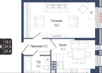 Продам 1-комнатную квартиру, 37.5 м2, Королёв