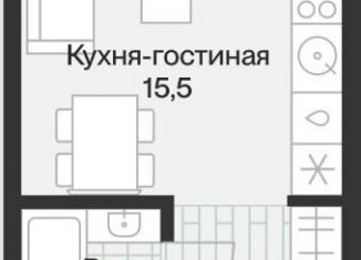 Продажа 1-комнатной квартиры, 25.2 м2, Тюмень, Центральный округ, Центральная площадь