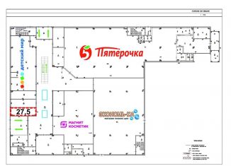 Сдается в аренду торговая площадь, 27.5 м2, Унеча, улица Луначарского, 6