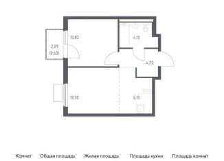 Продается 1-комнатная квартира, 36.8 м2, Ленинский городской округ, жилой комплекс Горки Парк, 8.1, ЖК Горки Парк