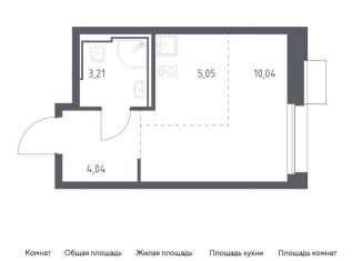 Продажа квартиры студии, 22.3 м2, Москва, ЮАО