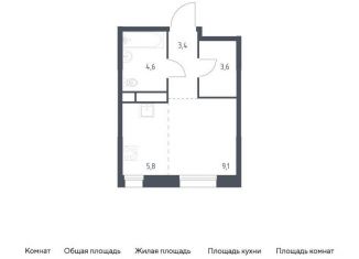 Продажа квартиры студии, 26.5 м2, Москва, ЮВАО