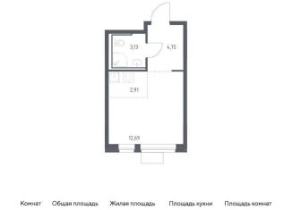 Продаю квартиру студию, 23.5 м2, Москва