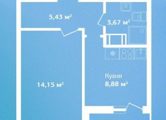 Продается однокомнатная квартира, 33.8 м2, Кировск