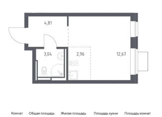 Продается квартира студия, 23.5 м2, Московская область