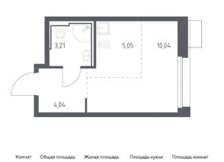 Квартира на продажу студия, 22.3 м2, Москва, ЮАО