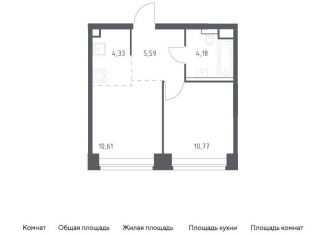 Продаю 2-комнатную квартиру, 35.5 м2, Москва, район Раменки, жилой комплекс Нова, к1