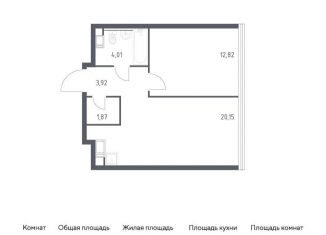 Продажа однокомнатной квартиры, 42.8 м2, Москва, СВАО, Октябрьская улица, 98