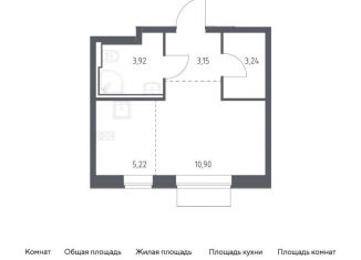 Продается квартира студия, 26.4 м2, Москва, жилой комплекс Квартал Домашний, 2, район Марьино