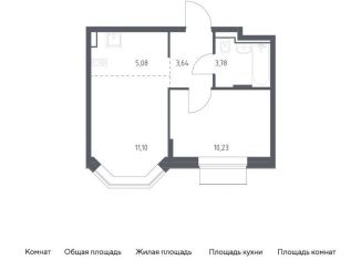 Продается 1-комнатная квартира, 33.8 м2, Москва, ЮВАО, жилой комплекс Квартал Домашний, 2
