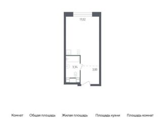 Квартира на продажу студия, 24.2 м2, Москва, Пятницкое шоссе, 58, СЗАО