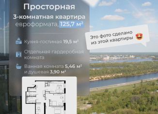 Продам трехкомнатную квартиру, 125.7 м2, Нижний Новгород, Сенная площадь, 1