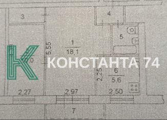 Продам 2-ком. квартиру, 41.4 м2, Челябинск, улица Марченко, 21В, Тракторозаводский район