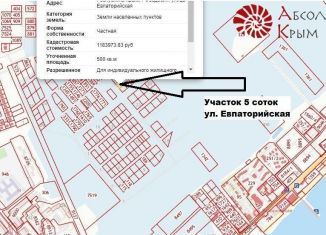 Продаю земельный участок, 5 сот., Феодосия, Евпаторийская улица