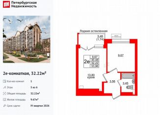 Продам однокомнатную квартиру, 32.2 м2, Светлогорск