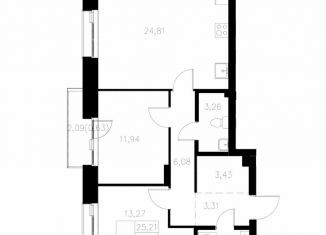 Продается 2-комнатная квартира, 70.8 м2, Казань, Адмиралтейская улица, 2, Кировский район