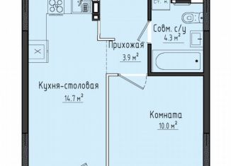 Продаю 1-комнатную квартиру, 32.6 м2, Удмуртия, жилой комплекс Город Оружейников, 22