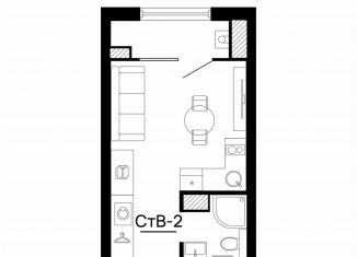 Продажа квартиры студии, 20.2 м2, Астрахань, Кировский район